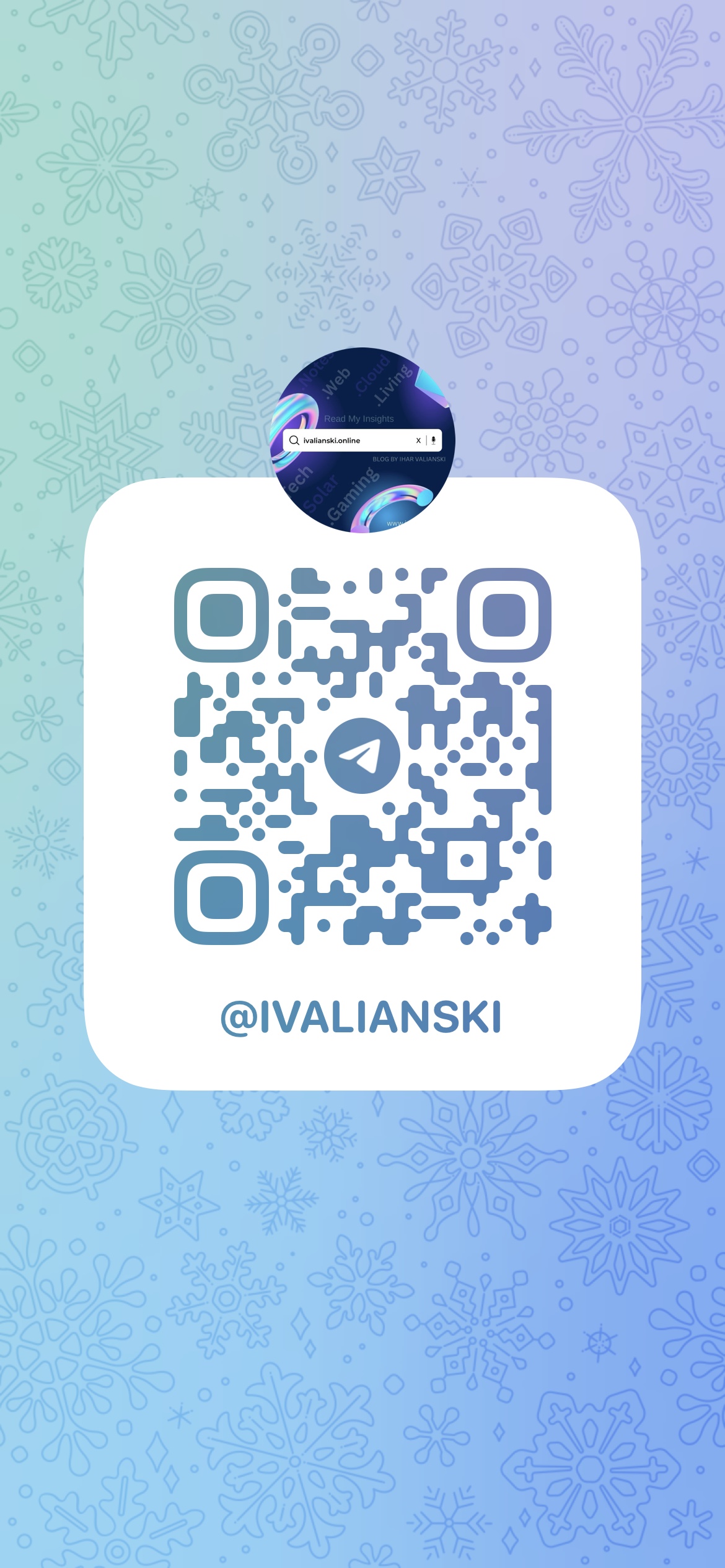 About 8 Telegram QR code